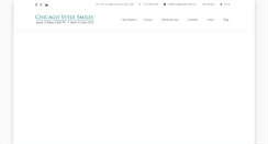 Desktop Screenshot of chicagostylesmiles.com